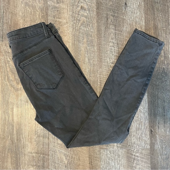 L’Agence High Waisted Skinny Jeans Super Stretch Size 26 in Dark Grey - Picture 2 of 5